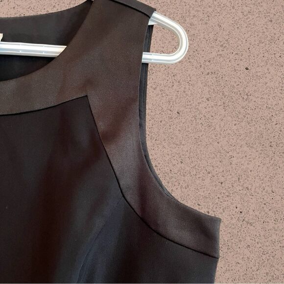 90s vintage black high neck structured tank top - Picture 2 of 10